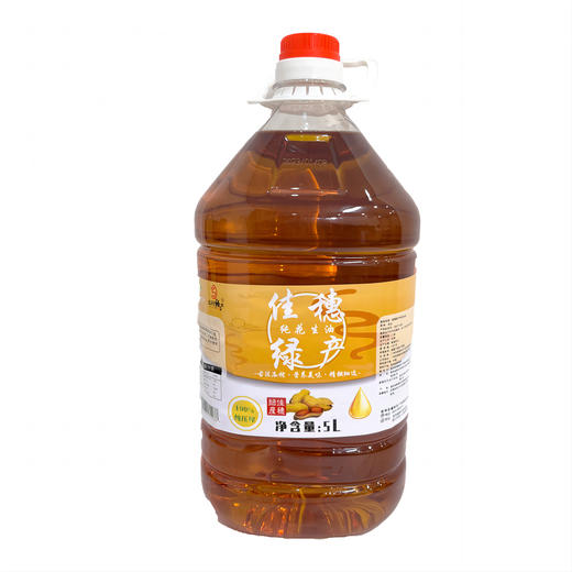 贵州黔南州佳穗绿产长顺县花生油5L/桶 商品图0