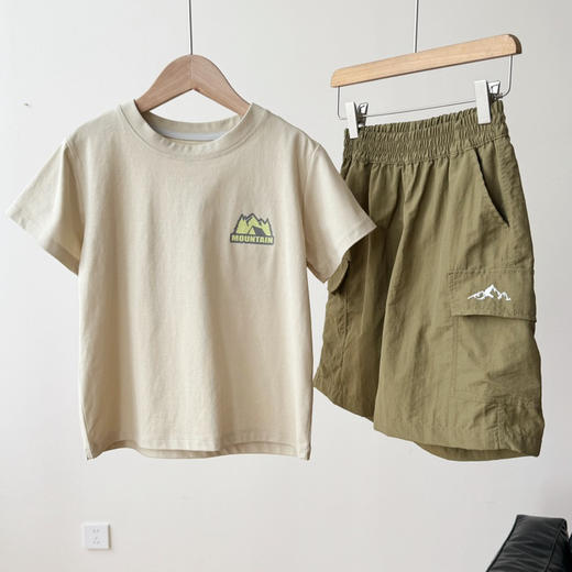 山系⛰️酷小孩儿短袖短裤套装051203 商品图5
