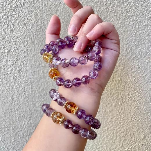 钻石豪门20000积分紫水晶手链阿塞碎碎冰手串（10MM） 商品图3