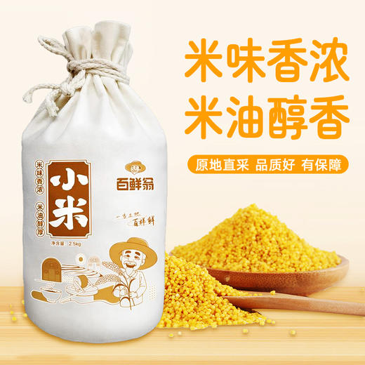 百鲜翁 庆阳小米 2.5kg 商品图0