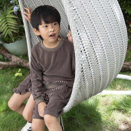 三茉童装/M167/男童卫衣春秋基础款女童套装新款儿童长袖秋装 商品图0