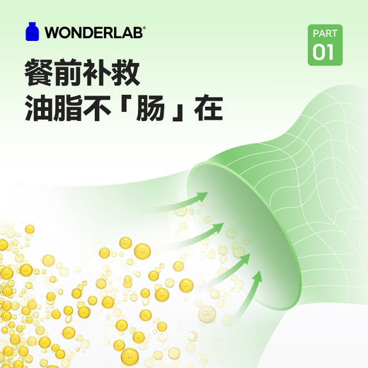 万益蓝WonderLab白芸豆膳食纤粉维益生元固体饮料大餐救星15g*10支装 商品图1