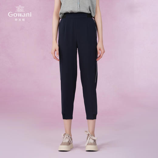 乔万尼夏季新款休闲裤运动风弹力束脚裤EI2F833 商品图1