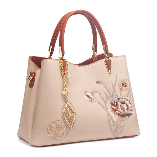 【预售3天】刺绣新中式大容量手提女士包大气高级感斜挎女包LF729 商品图3