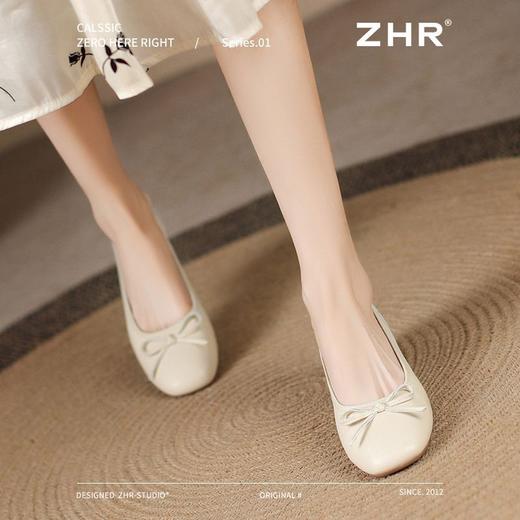 ZHR浅口单鞋女2025新款洋气百搭ins小皮鞋网红高级爆款玛丽珍鞋女 商品图6