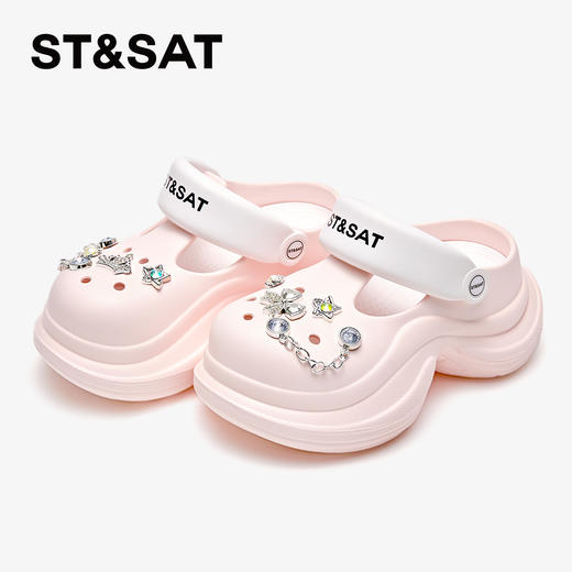 【童鞋】星期六闪闪鞋花软底女童洞洞鞋SSD2195U5G 商品图3