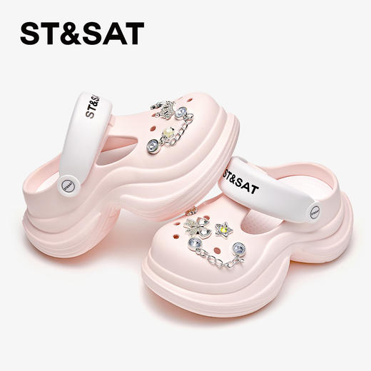 【童鞋】星期六闪闪鞋花软底女童洞洞鞋SSD2195U5G 商品图4