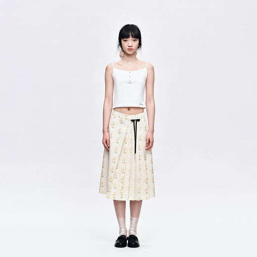 HERLIAN 2025夏季新品女士花边装饰吊带背心 商品图0