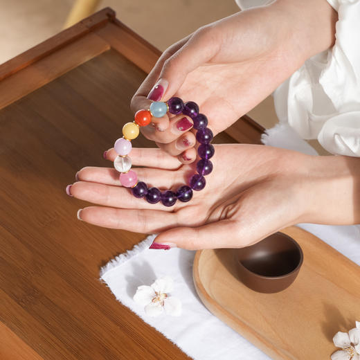 紫水晶多宝手串 商品图8