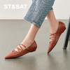 星期六都市丽人时髦尖头浅口单鞋SSD1111180 商品缩略图1