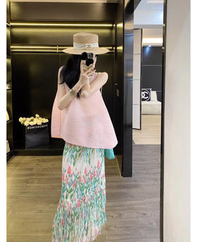 溯源团！花色系列！【优雅高级三宅褶皱穿搭专场】流苏半裙、花朵上衣、花色半裙，一站式购齐！✅实穿性超高！气质独特秒变纸片人！✅面料舒适透气，柔软亲肤！✅包容性极好，对身材没有要求！褶皱自带高弹性不会变形