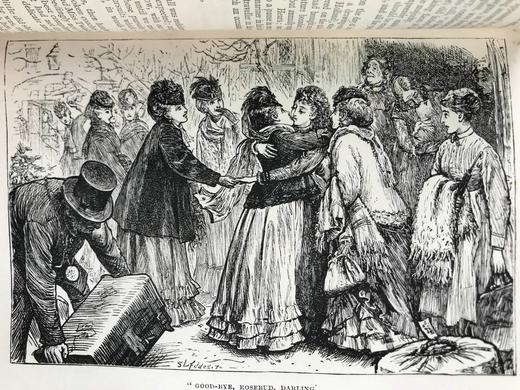 约19世纪后期 狄更斯《德鲁德疑案与其他故事》 8幅插图 真皮精装36开 商品图8