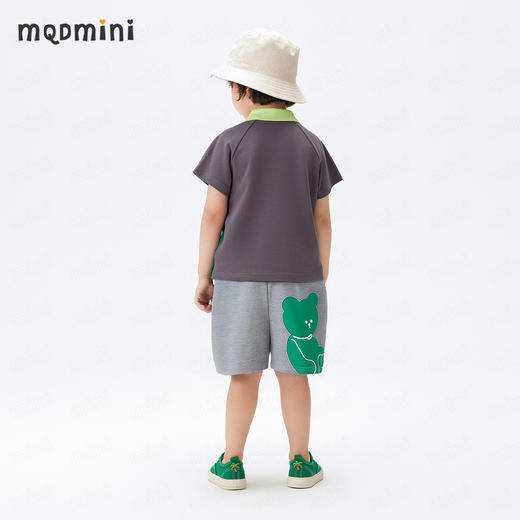 【5A抑菌】【90-140】【MQDmini】男童夏季短裤冰感贴布绣花裤子 商品图9