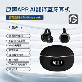 【华为鸿蒙合作品牌 DeepSeek加持】塞尔兰斯AI翻译定位耳机