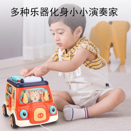 优乐恩儿童早教益智宝宝音乐巴士婴儿0-1岁拖拉玩具汽车男孩启蒙 商品图1