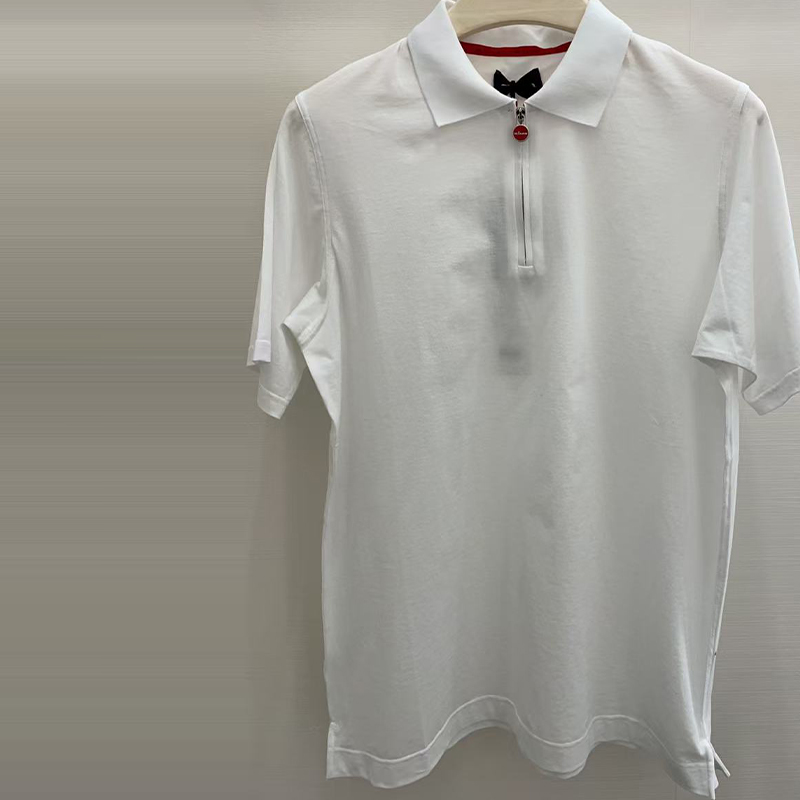 KITON 男士短袖polo衫 白色 UMK117140C00J