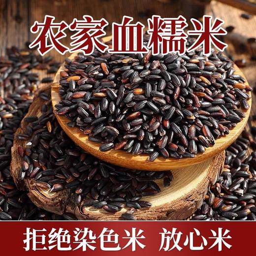 【肝胆商城专属❗农家血糯米500g】当季新米现发，口感软糯，颗粒饱满，黑糯米粘米煲粥做粽子煮粥黏五谷杂粮L 商品图1