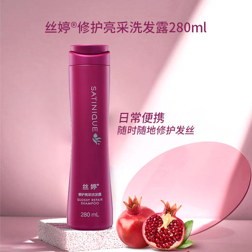 丝婷修护亮采洗发露280ml/适用染烫受损发质/修护发芯/防止分叉/9倍强韧/抵御紫外线 商品图4