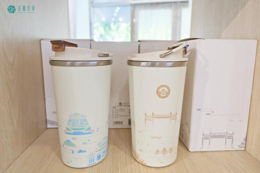 武大珞珈全景建筑咖啡杯保温杯 商品图2