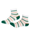 【6双6折】【5-7岁】中童夏季网面薄袜子条纹时尚童袜中筒袜子【2双装 2513208】 商品缩略图0