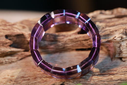 孤品 | 紫黄晶手链宽2.2cm【器悟雅玩】 商品图1