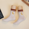 【6双6折】【5-7岁】儿童中童棉袜简单时尚中筒袜春夏薄袜子童袜【2双装 2513210】 商品缩略图3