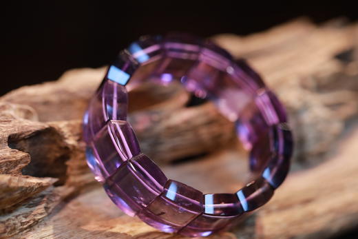 孤品 | 紫黄晶手链宽2.2cm【器悟雅玩】 商品图0