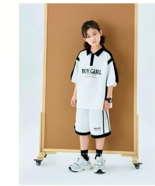 🔥『西蒙日记·25款中大童时尚运动BOY套装』独家定制⚠️真的和市面普通款不一样！校园chao实穿套装，一分钟出门系列！ 🔸特有的蜂窝孔 让宝宝上身舒适透气不闷热 经典色系 耐看不过时！ 商品图4