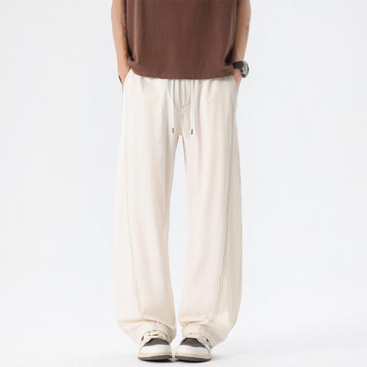 🌺今年流行的弯刀阔腿裤❗69.9就能拿下🔥【Schenvega情侣凉感仿牛仔弯刀裤D82-2585款】✨❗轻薄❗垂软❗视觉打造超模腿！  商品图4