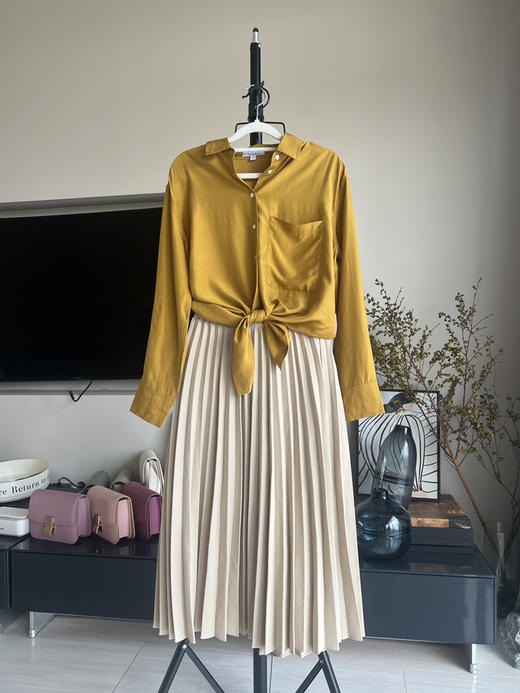 南法鎏金 芥末黄衬衫 出口英国品质 限量 商品图5