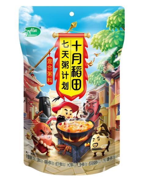 十月稻田九色糙米七色7色杂粮粥七天粥计划700g 商品图0