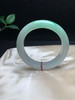 612926，57.5飘绿正圈手镯，底妆特别细腻，一大截带绿底，清新干净，底妆很细 商品缩略图0