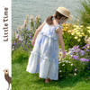 littletime女童连衣裙2025夏新款儿童洋气时尚印花无袖背心公主裙 商品缩略图1