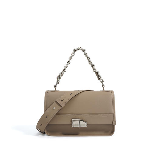 【预售3天】新款单肩斜挎包2025通勤百搭小方包小众设计时尚链条包F9677B 商品图4