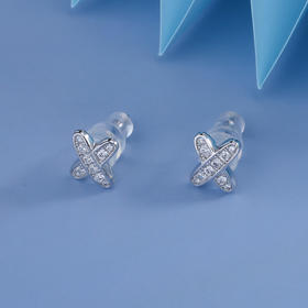 【宏艺珠宝】恋梦交织·银s925耳饰