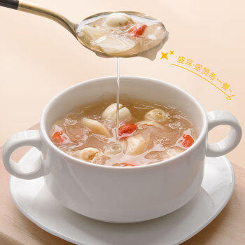 盛耳 冻干莲子百合银耳羹90g（6小袋） 免煮冲泡即食早餐节日送礼 商品图5