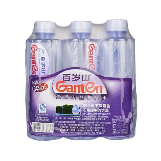百岁山矿泉水348ml*6连包 商品图1