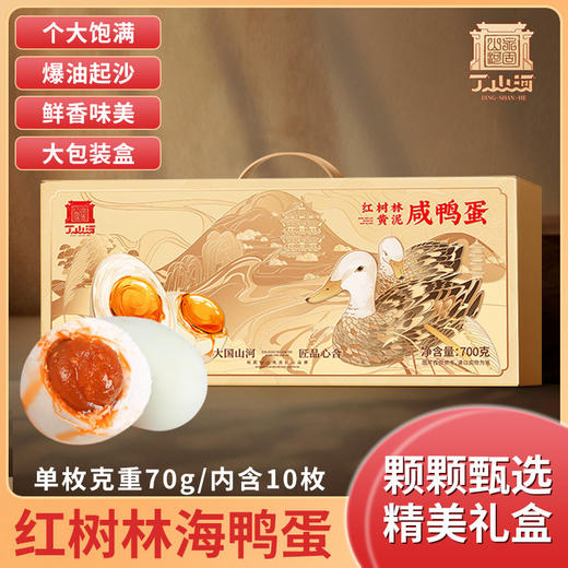 丁山河 红树林海咸鸭蛋70克×10枚 商品图2