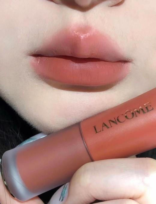 【兰蔻菁纯柔雾哑光唇釉套盒】3ml*2支 正装用不完，中样刚刚好~ 日常素颜涂显得特别白净~ 275#白桃乌龙奶茶196#半透裸砂胡萝卜橘 商品图2