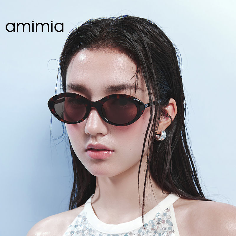 【单向好物推荐 】amimia·Nuts小坚果复古椭圆窄框墨镜