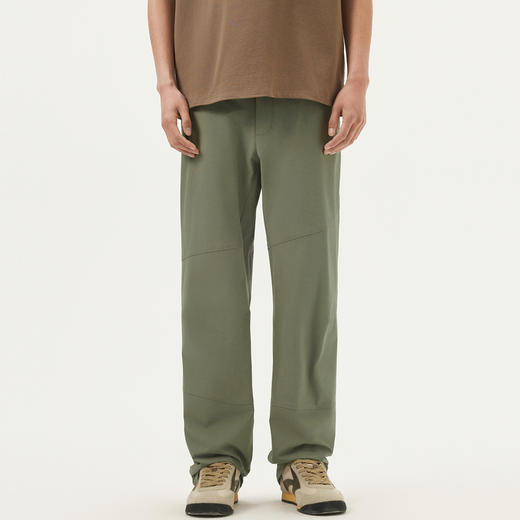 gxg.jeans男装 绿色分割设计两穿抽绳束脚休闲长裤男 25年春热卖 商品图2