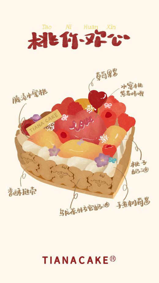 💕桃你欢心💕（桃子挞） 商品图2