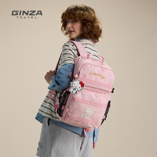 银座 x Hello Kitty 联名系列学生双肩包24004 商品图1