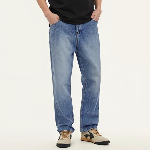 gxg.jeans男装 浅蓝色水洗清新简约休闲牛仔长裤男 25年夏热卖 商品图1