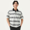 gxg.jeans男装 撞色条纹拼接宽松休闲翻领短袖polo衫 25年夏热卖 商品缩略图1