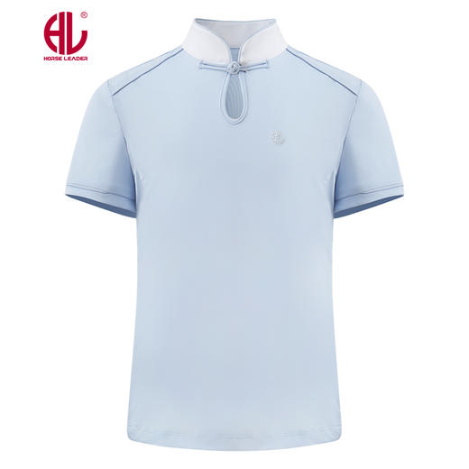 女士轻奢新中式马术T恤-13914 商品图0