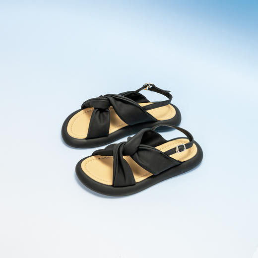 REREJOY 软绵绵云朵交叉带凉鞋 商品图1