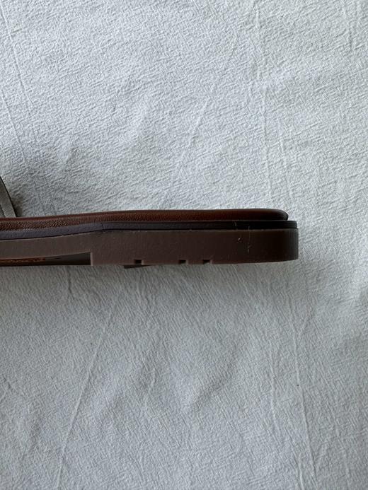 贝壳三 女款编织度假风一字软底拖鞋外穿百搭平底凉鞋C051339 商品图9