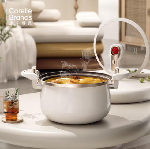  康宁无机陶瓷微压汤锅CB-JSG05-SL/KZ 26cm 商品图1