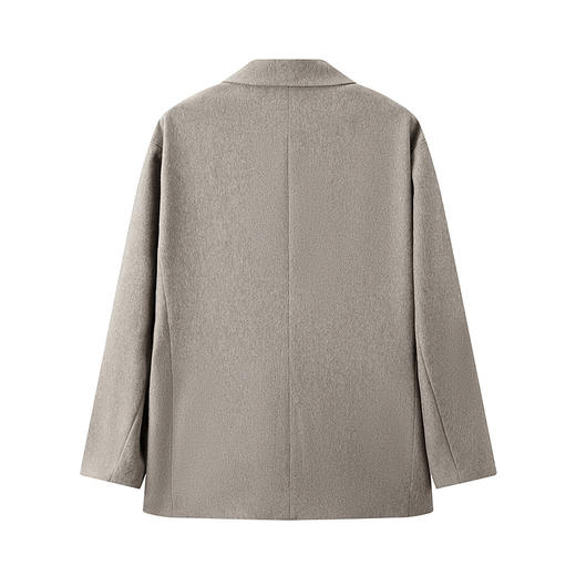 gxg.jeans男装  棕色简约休闲通勤双排扣西服外套男 25年春热卖 商品图1